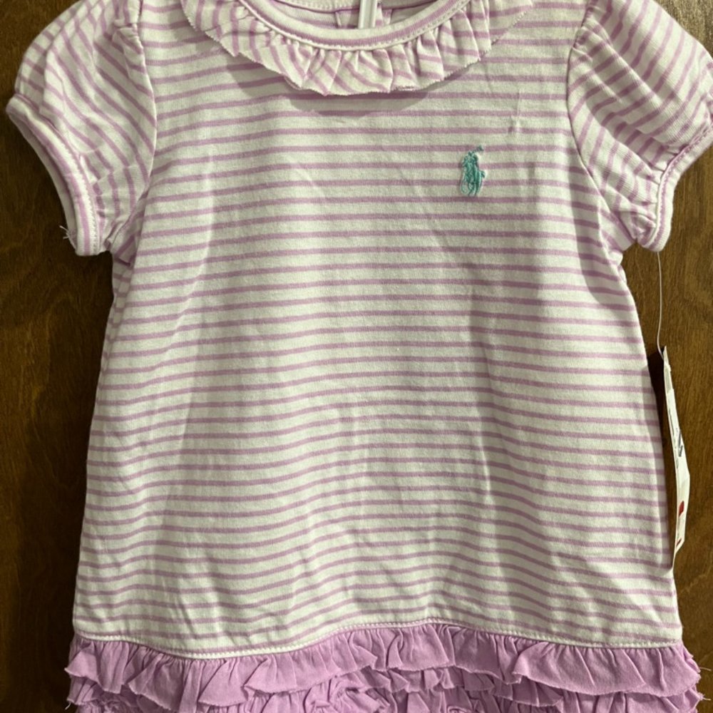 NWT, Ralph Lauren infant girls dress, size 3 month